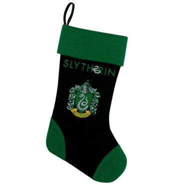 Meia de Natal Slytherin Hogwarts