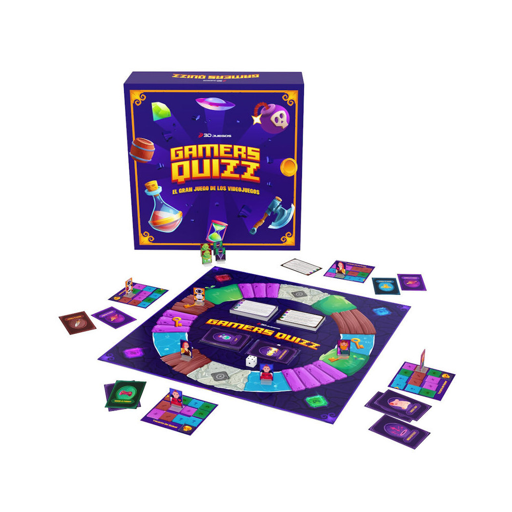 Jogo de tabuleiro Gamers Quizz