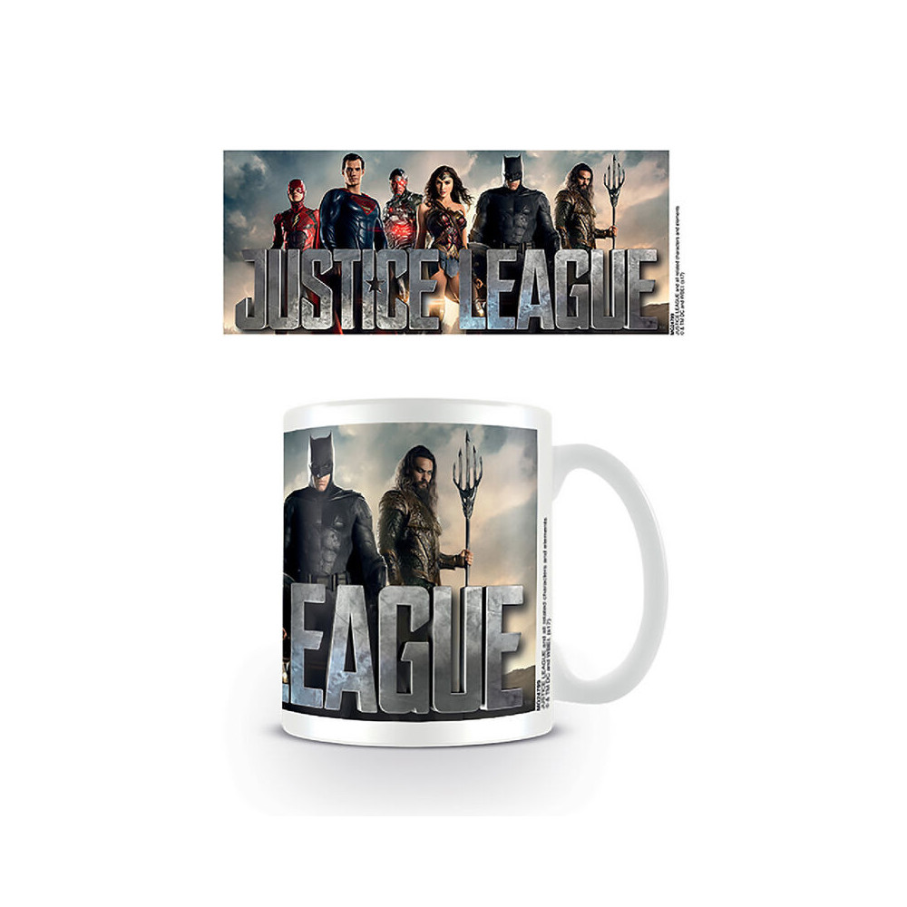 Caneca de cartaz do filme Liga da Justiça