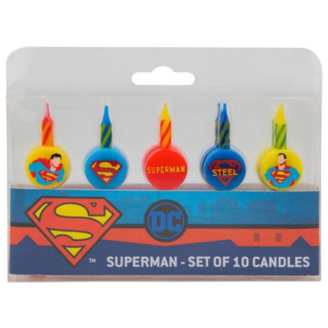 Velas de aniversário Superman