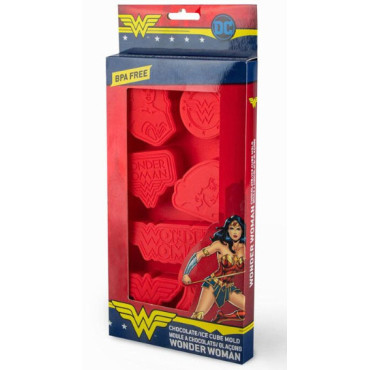 Dc Comics Wonder Woman Balde de gelo em silicone