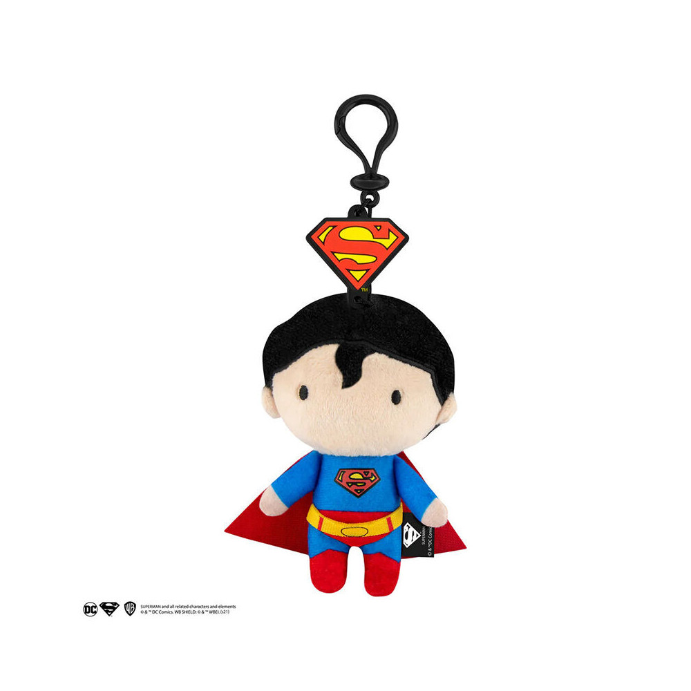 Porta-chaves de peluche de Superman DC Comics