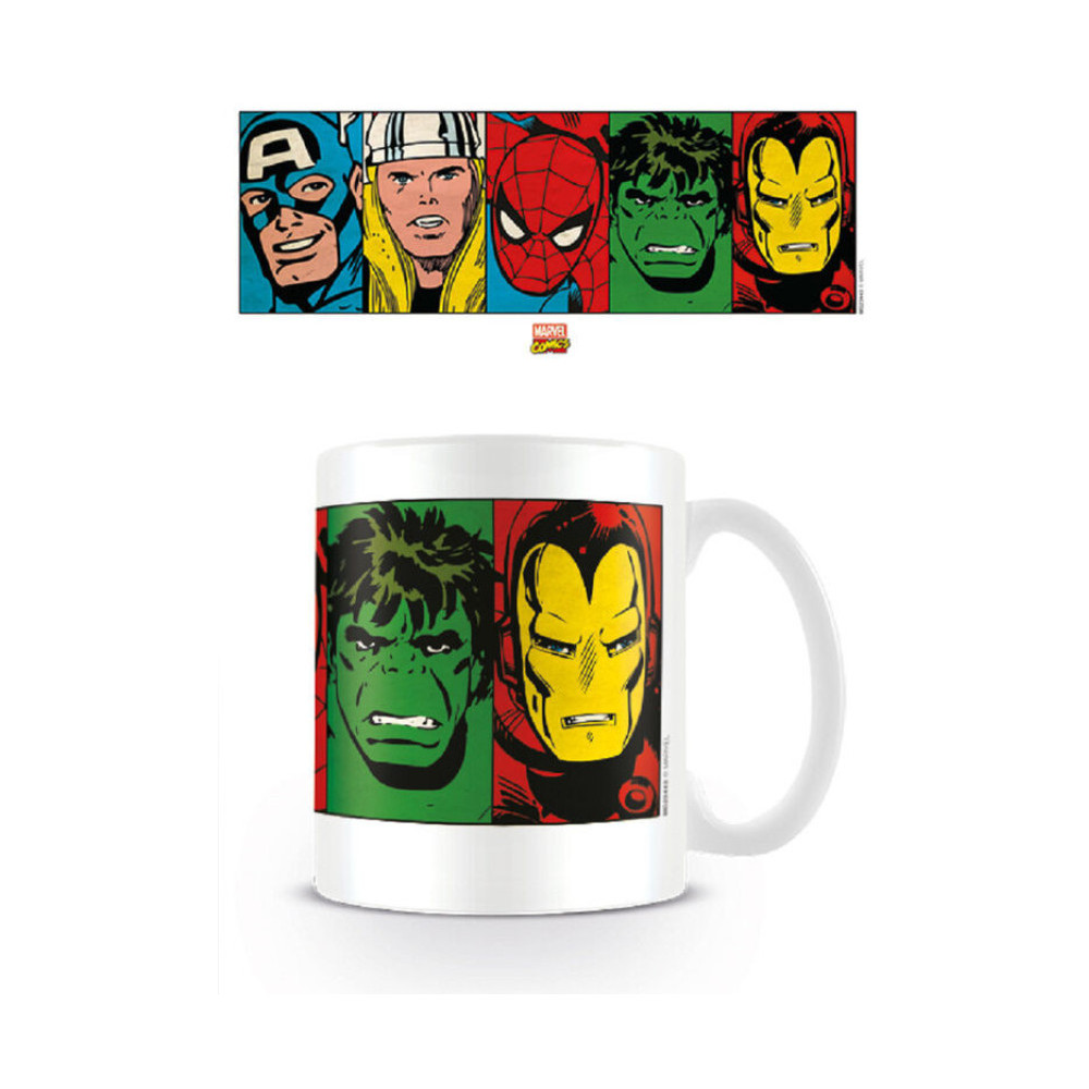 Caneca Marvel banda desenhada clássica