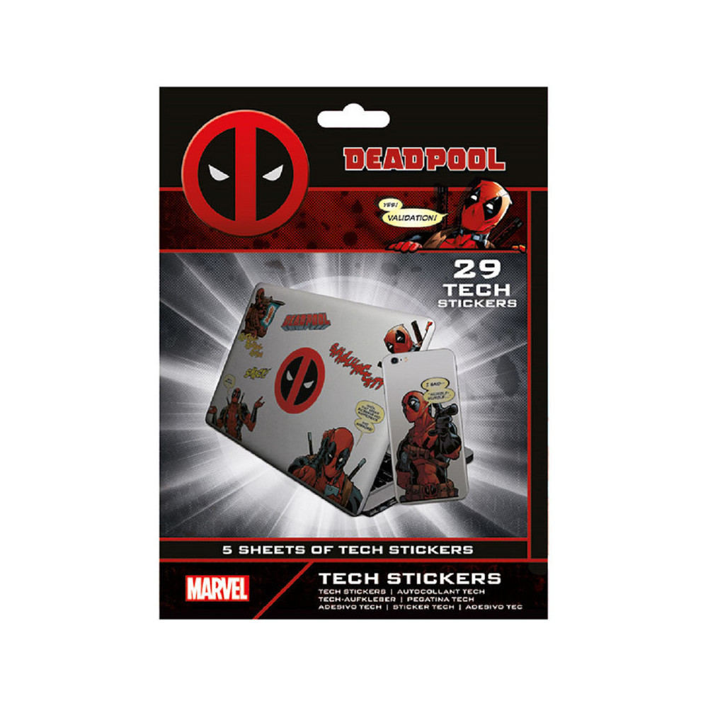 Autocolantes decorativos Deadpool 29 unidades