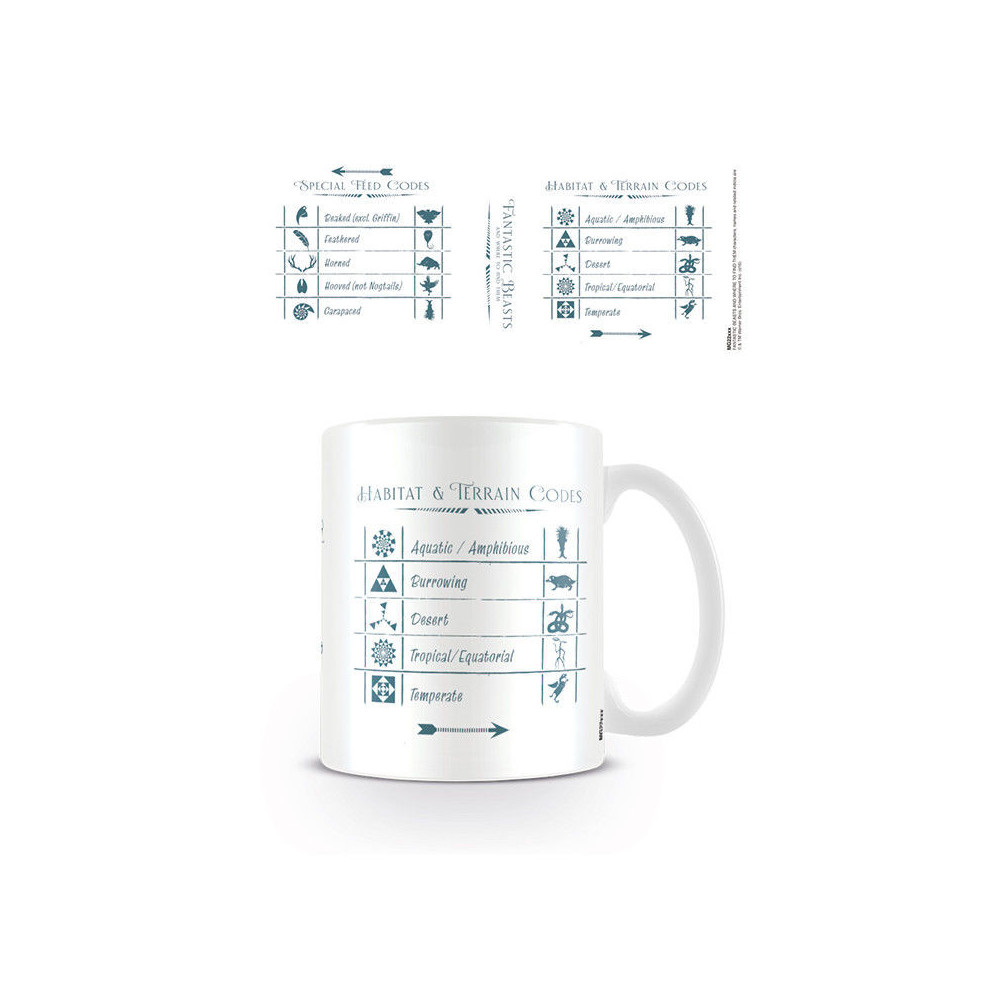 Caneca do Fantastic Beasts Magic Codes Design