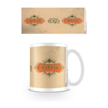 Caneca do Fantastic Beasts Obliviate Design