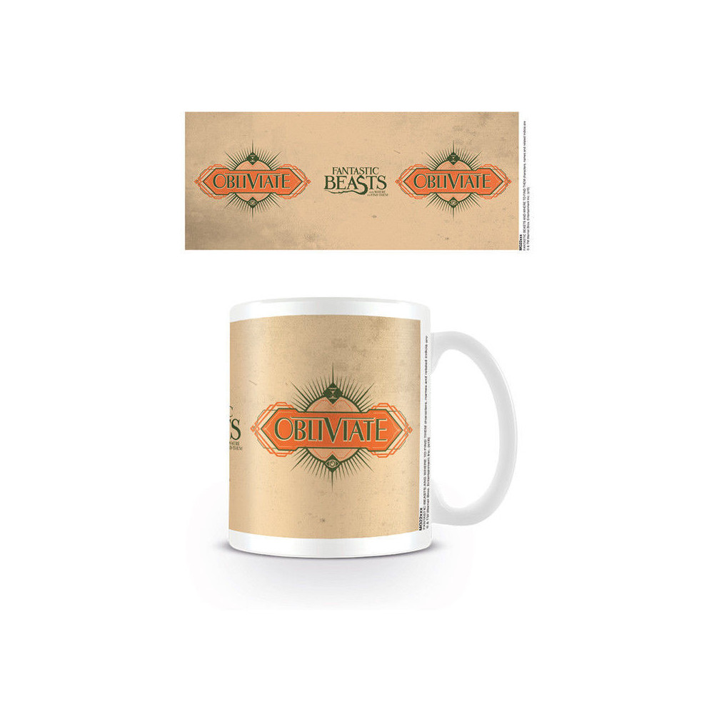 Caneca do Fantastic Beasts Obliviate Design