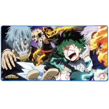 Tapete de rato XXL feito de My Hero Academia