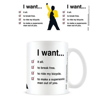 Caneca Queen I Want Checklist