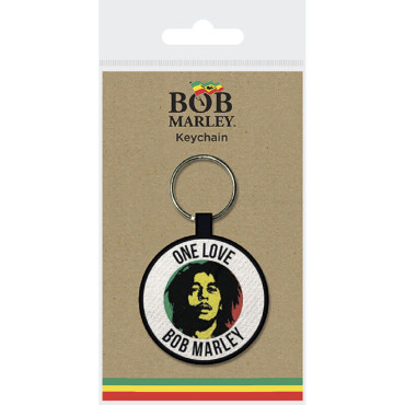 Porta-chaves em tecido Bob Marley