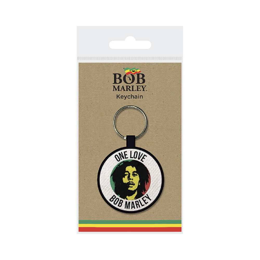 Porta-chaves em tecido Bob Marley