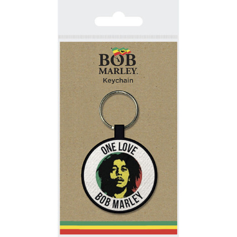 Porta-chaves em tecido Bob Marley