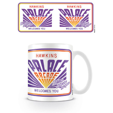 Caneca Stranger Things Hawkins Palace Arcade