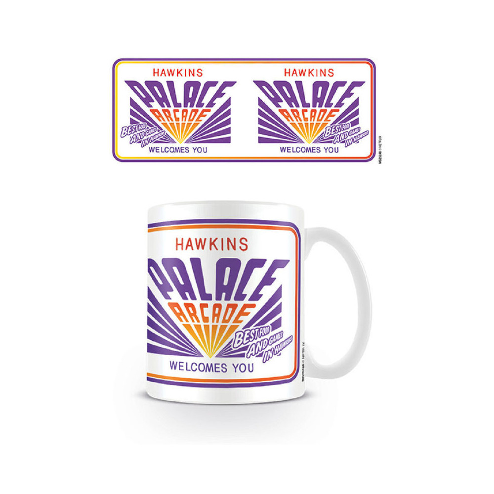 Caneca Stranger Things Hawkins Palace Arcade