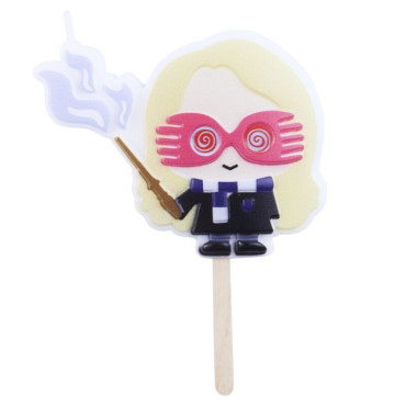 Vela de aniversário Luna Lovegood Personagem 10 Cm