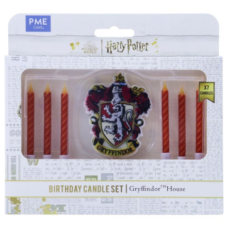 Conjunto de velas Gryffindor Harry Potter