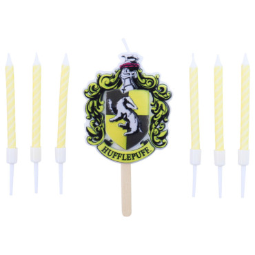 Conjunto de velas Hufflepuff Harry Potter (7)