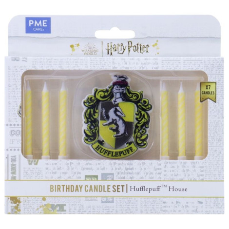 Conjunto de velas Hufflepuff Harry Potter (7)