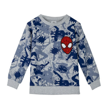 SUDADERA COTTON BRUSHED SPIDERMAN