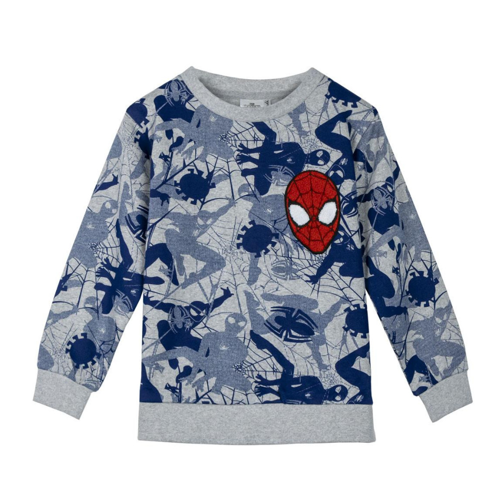 SUDADERA COTTON BRUSHED SPIDERMAN