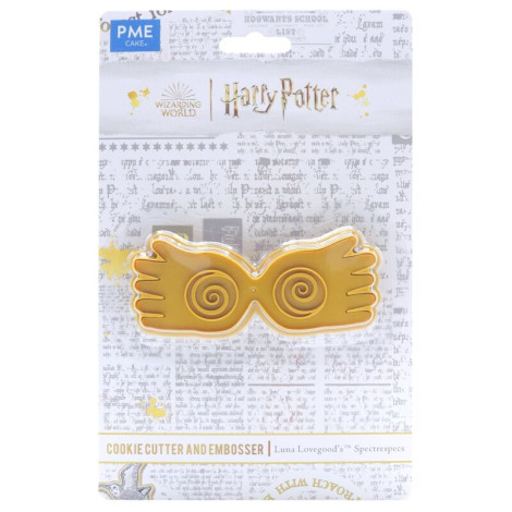 Cortador de bolachas e marcadores de livros Luna Lovegood Glasses