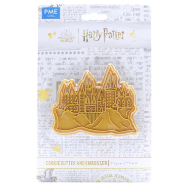 Cortador de biscoitos e marcadores de páginas do Castelo de Hogwarts