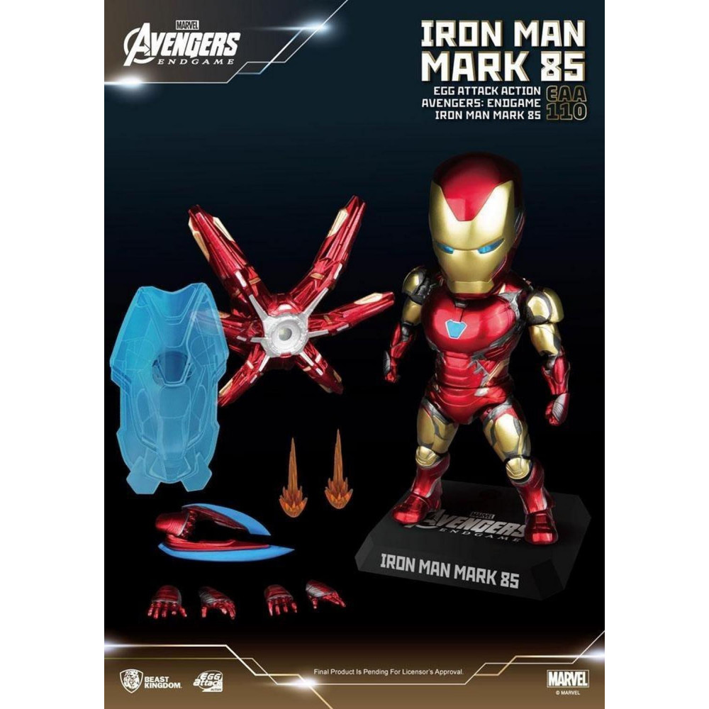 Figuras Iron Man Mk85 Egg Attack Endgame