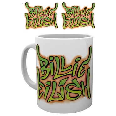 Caneca Billie Eilish Grafitti