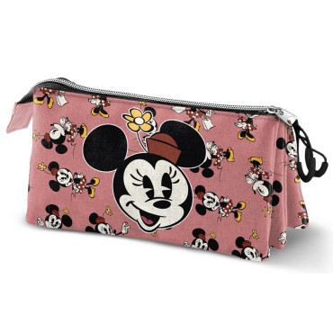 Estojo de lápis cor-de-rosa da Minnie Mouse