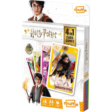 Jogo de cartas Harry Potter 4 em 1