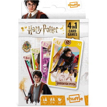 Jogo de cartas Harry Potter 4 em 1