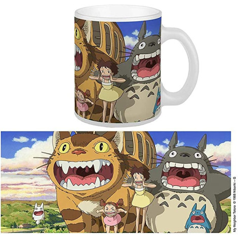 Caneca Nekobus e Totoro Studio Ghibli