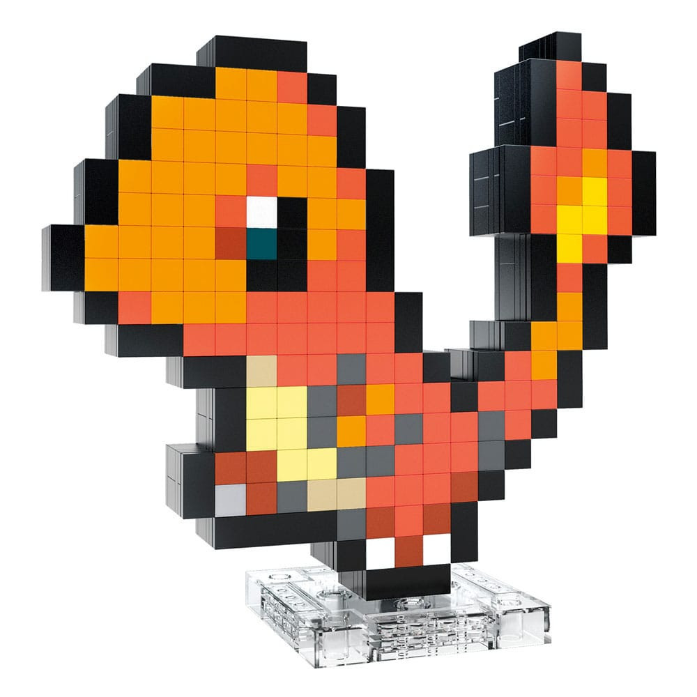 Kit de construção Charmander Pixel Art Pokémon Charmander