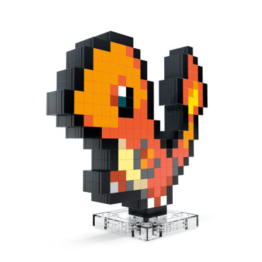 Kit de construção Charmander Pixel Art Pokémon Charmander