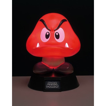 Super Mario Goomba 3D Mini Lâmpada 10 cm