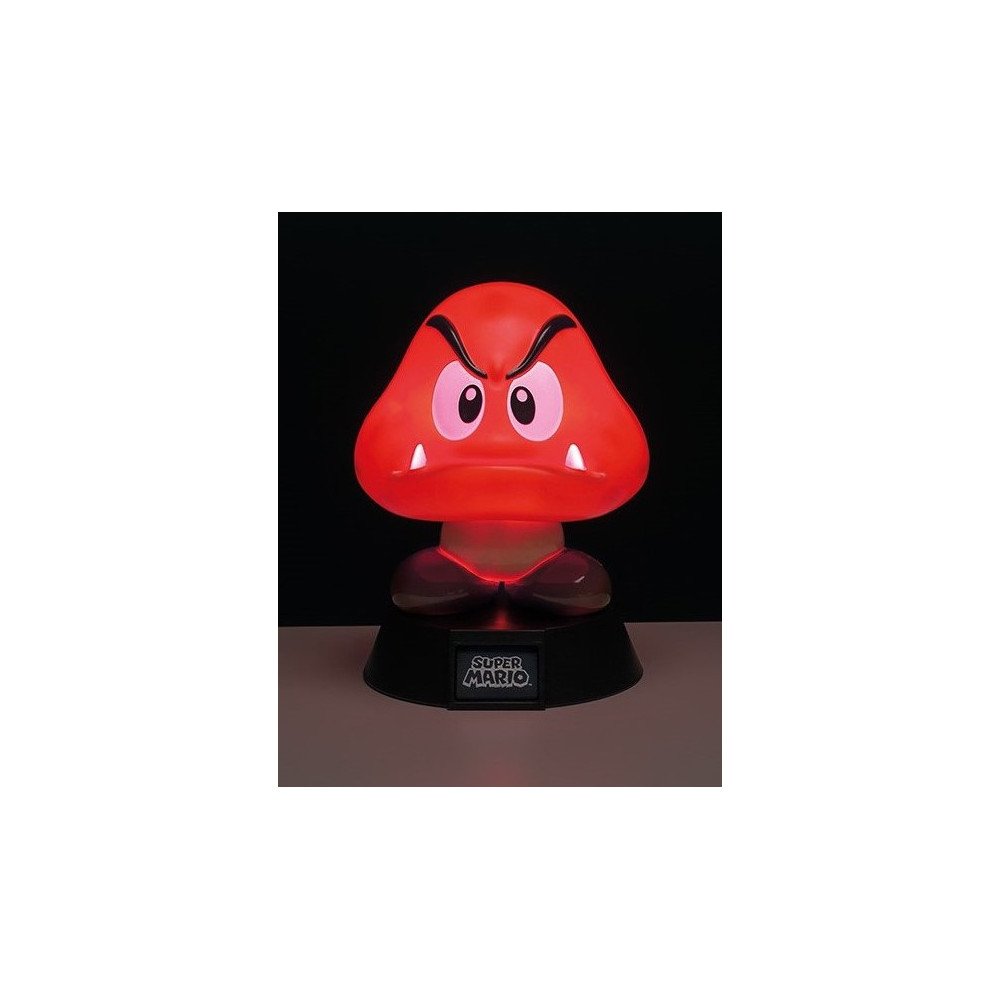 Super Mario Goomba 3D Mini Lâmpada 10 cm