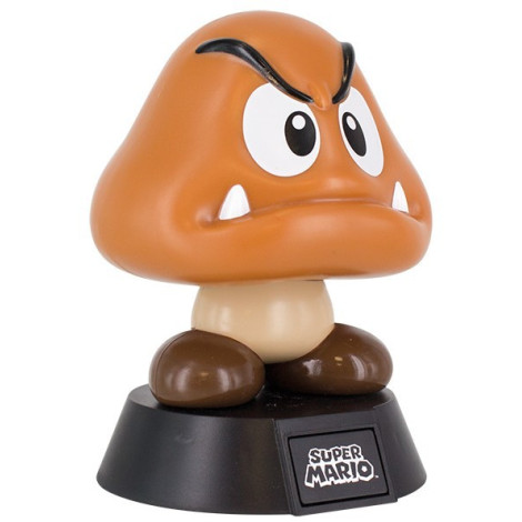 Super Mario Goomba 3D Mini Lâmpada 10 cm