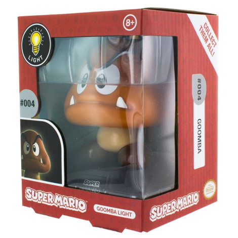 Super Mario Goomba 3D Mini Lâmpada 10 cm