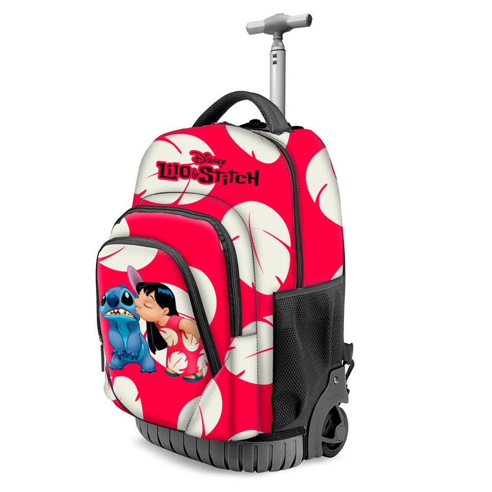 Stitch Mochila trolley Lilo e Vermelho