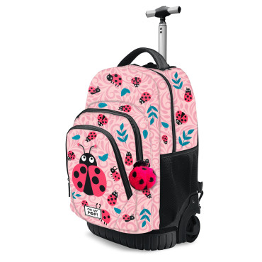 Oh My Pop! Mochila Trolley Joaninhas Cor-de-Rosa