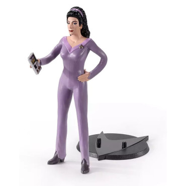 Bendyfigs Troi Figura de Star Trek da Próxima Geração