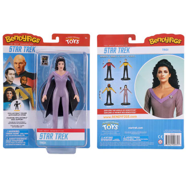 Bendyfigs Troi Figura de Star Trek da Próxima Geração