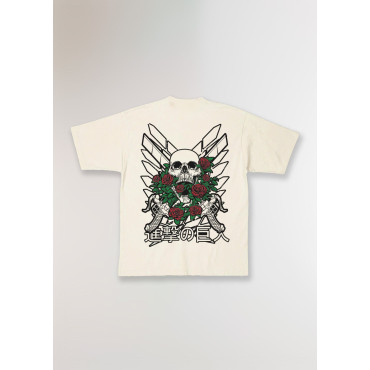 T-Shirt Wings of Liberty Attack On Titan Fabricada no Japão