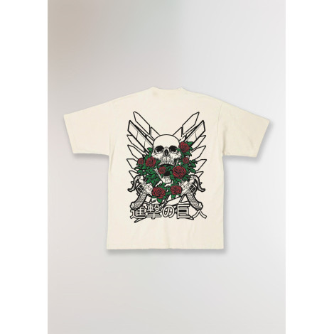 T-Shirt Wings of Liberty Attack On Titan Fabricada no Japão