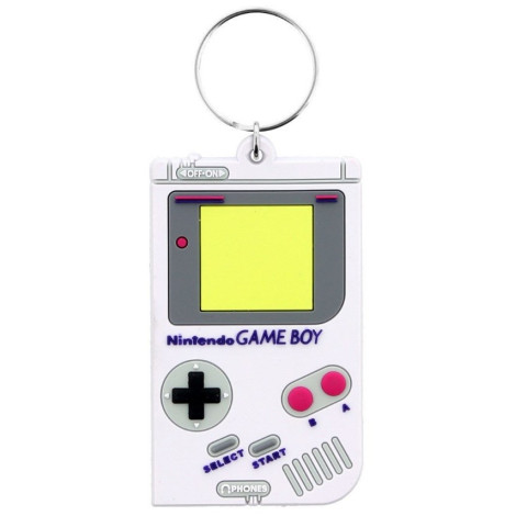 Porta-chaves de borracha Game Boy Nintendo 6 cm