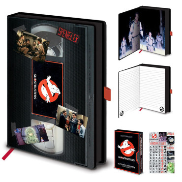 Bloco de notas A5 Premium Ghostbusters VHS