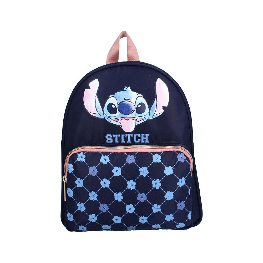 Stitch Mochila Independente Floral 25 Cm