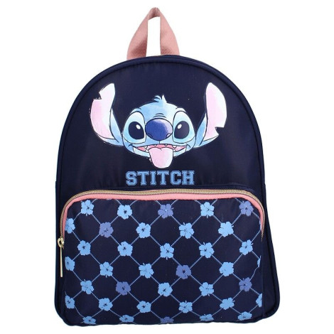 Stitch Mochila Independente Floral 25 Cm