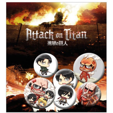 Attack on Titan Distintivos 2