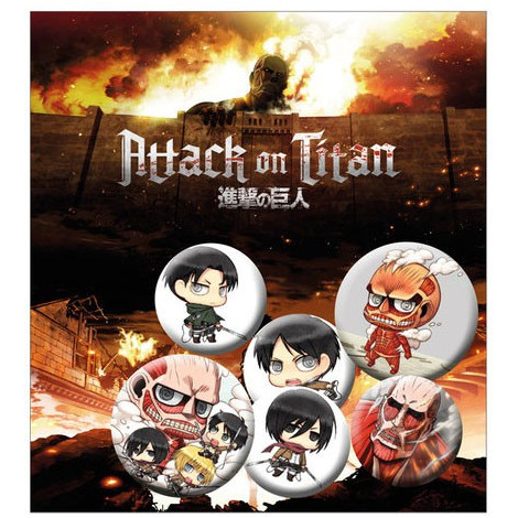 Attack on Titan Distintivos 2